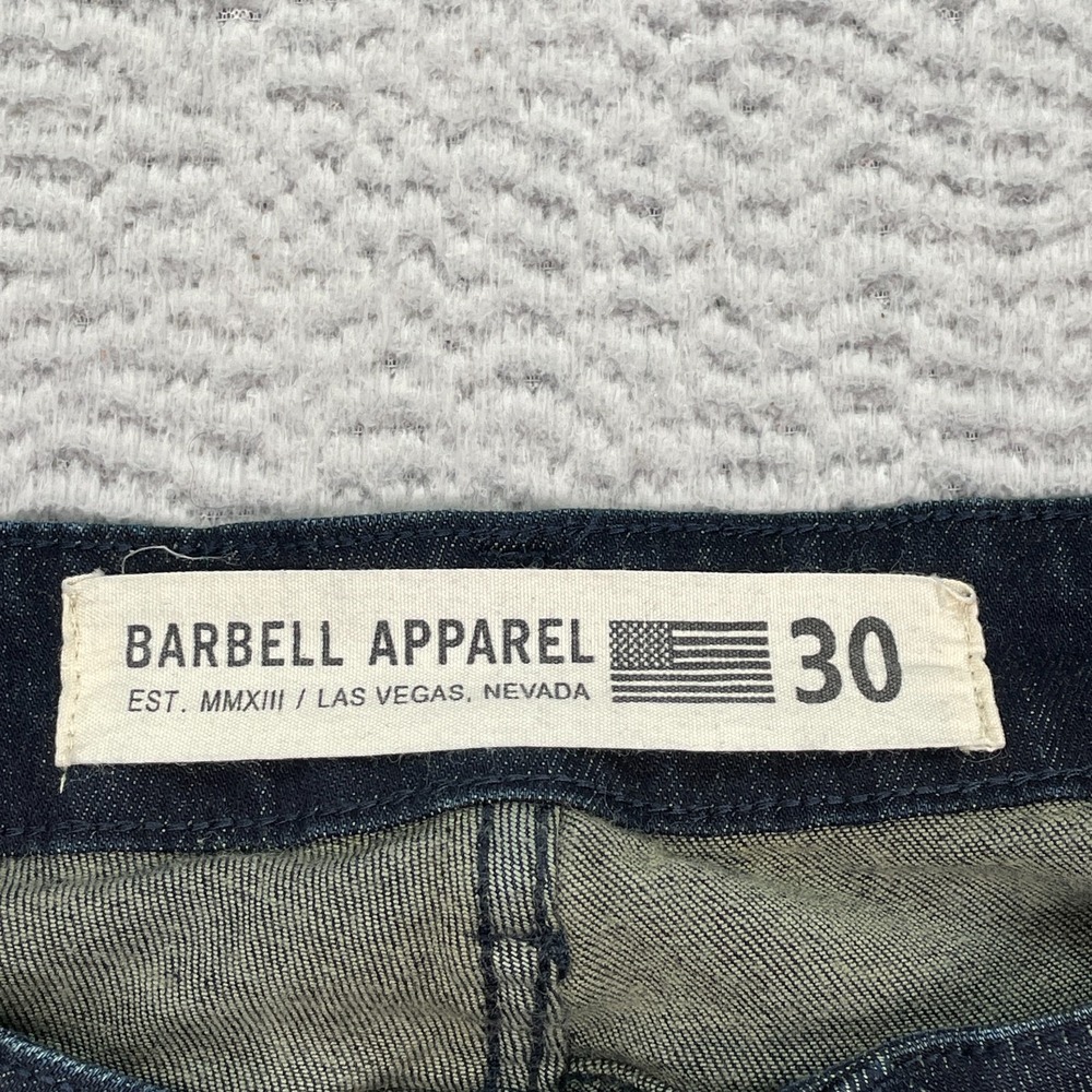 Barbell Apparel Jeans Men's Size 30X30 Denim Gym Athletic Blue - Picture 2 of 10
